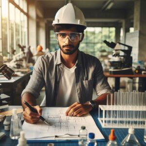 What is the role of lab technician in construction projects?